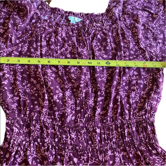 Lucky Brand Purple Short Sleeved Top - Picture 12 of 13